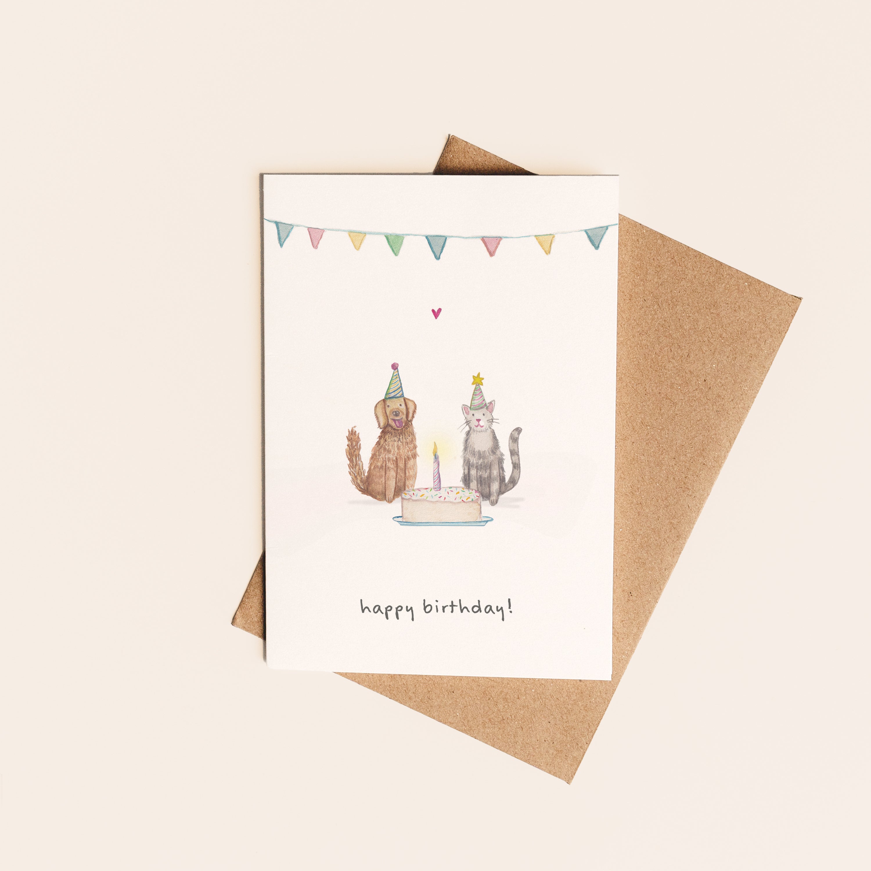 Furry Friends Birthday Card