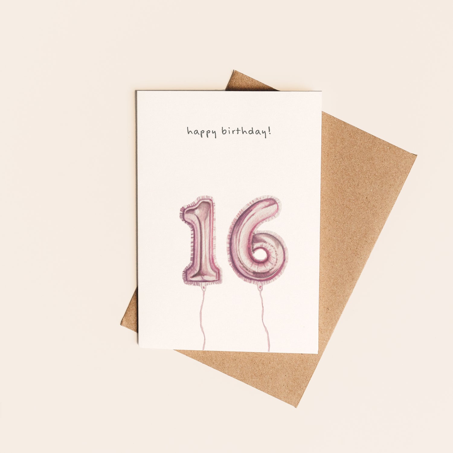 16th Birthday Card