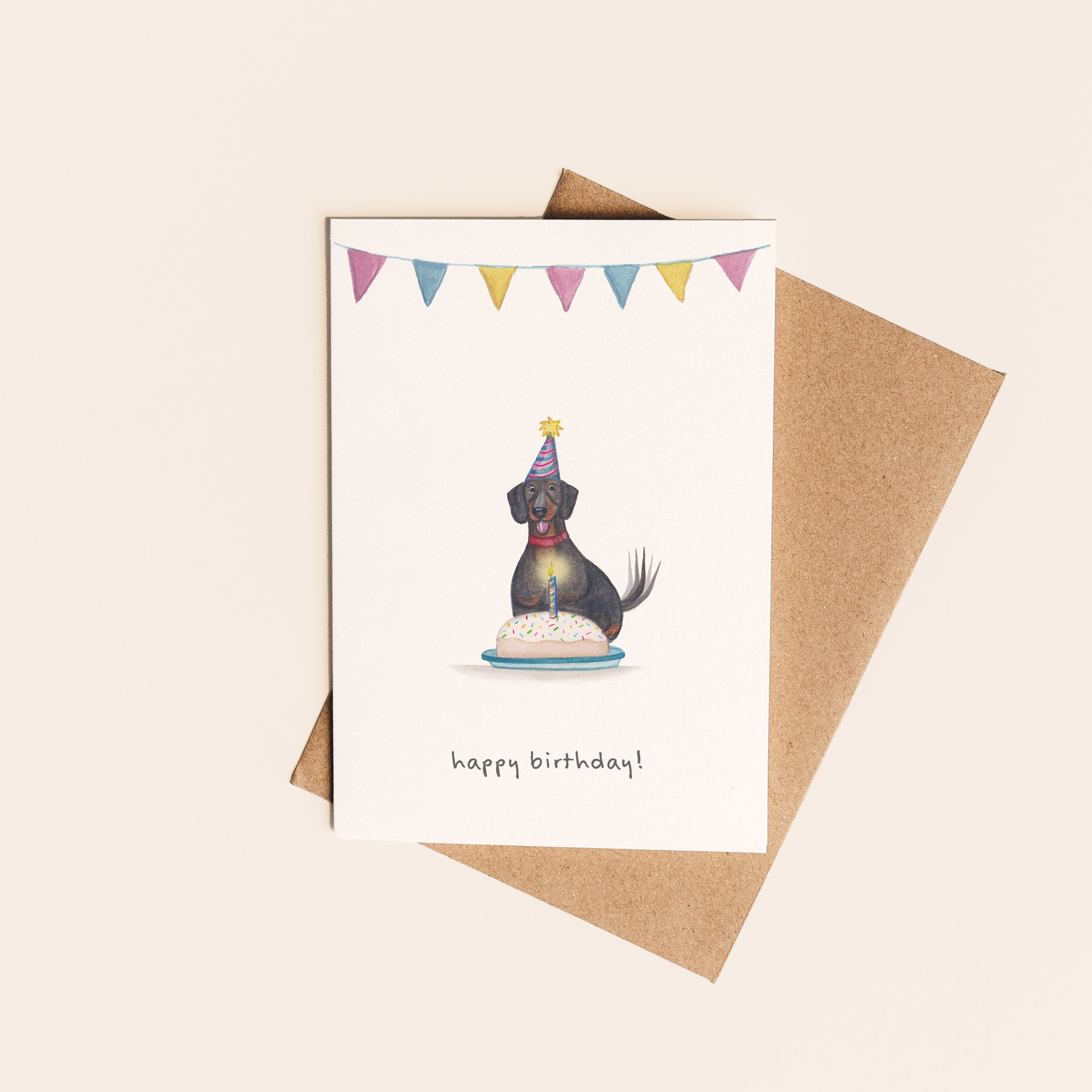 Happy Birthday Dog Card