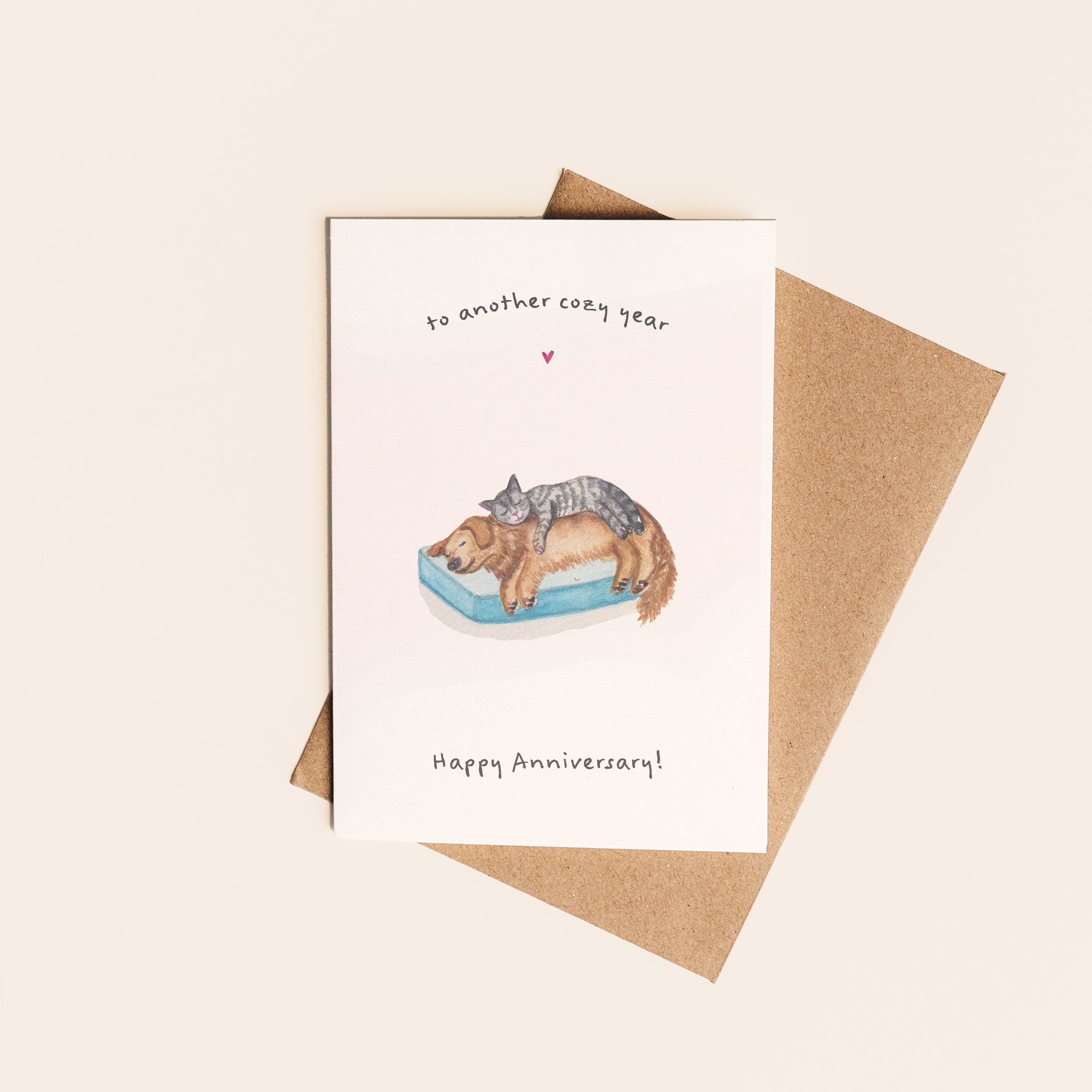 Cozy Anniversary Card