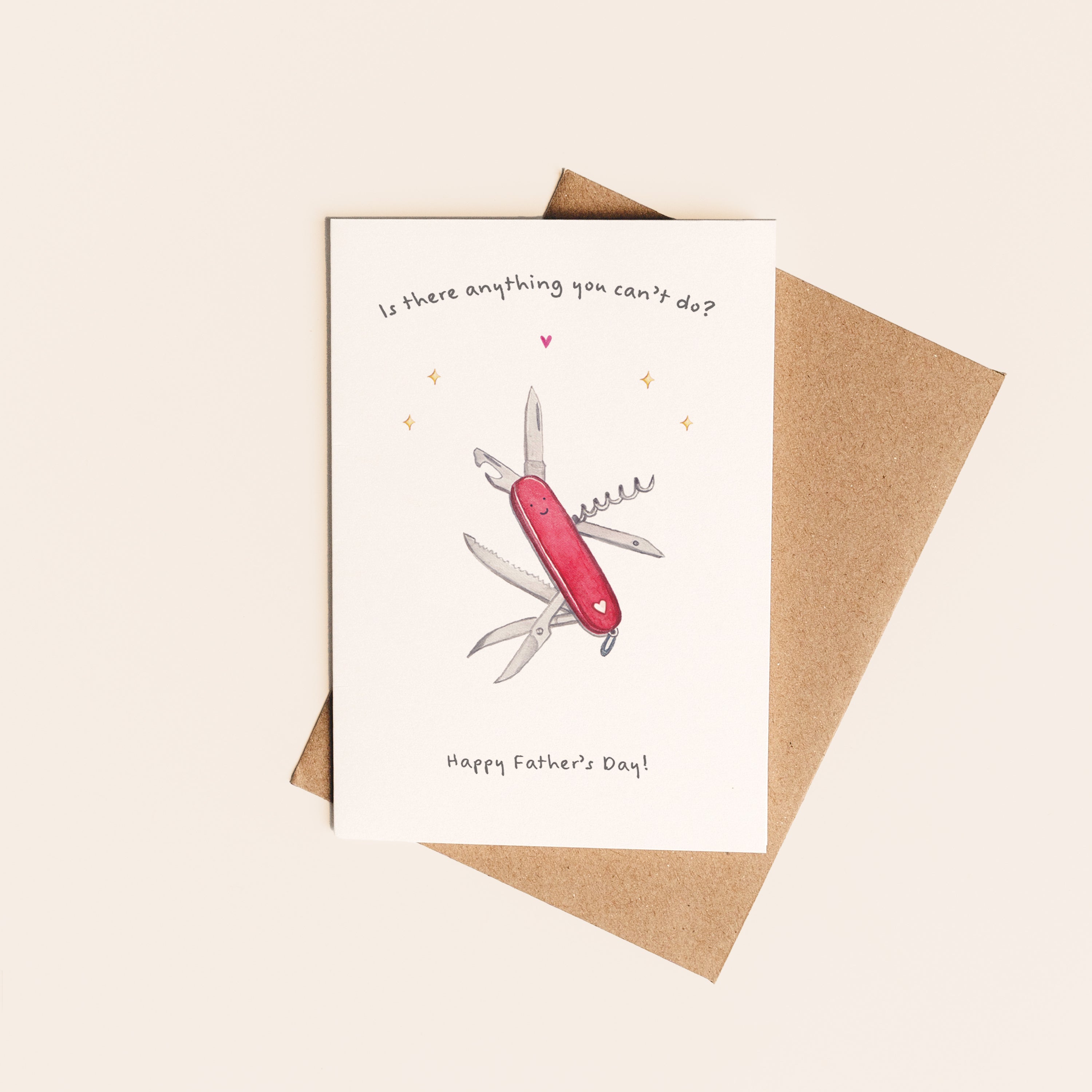 Swiss Army Dad Card