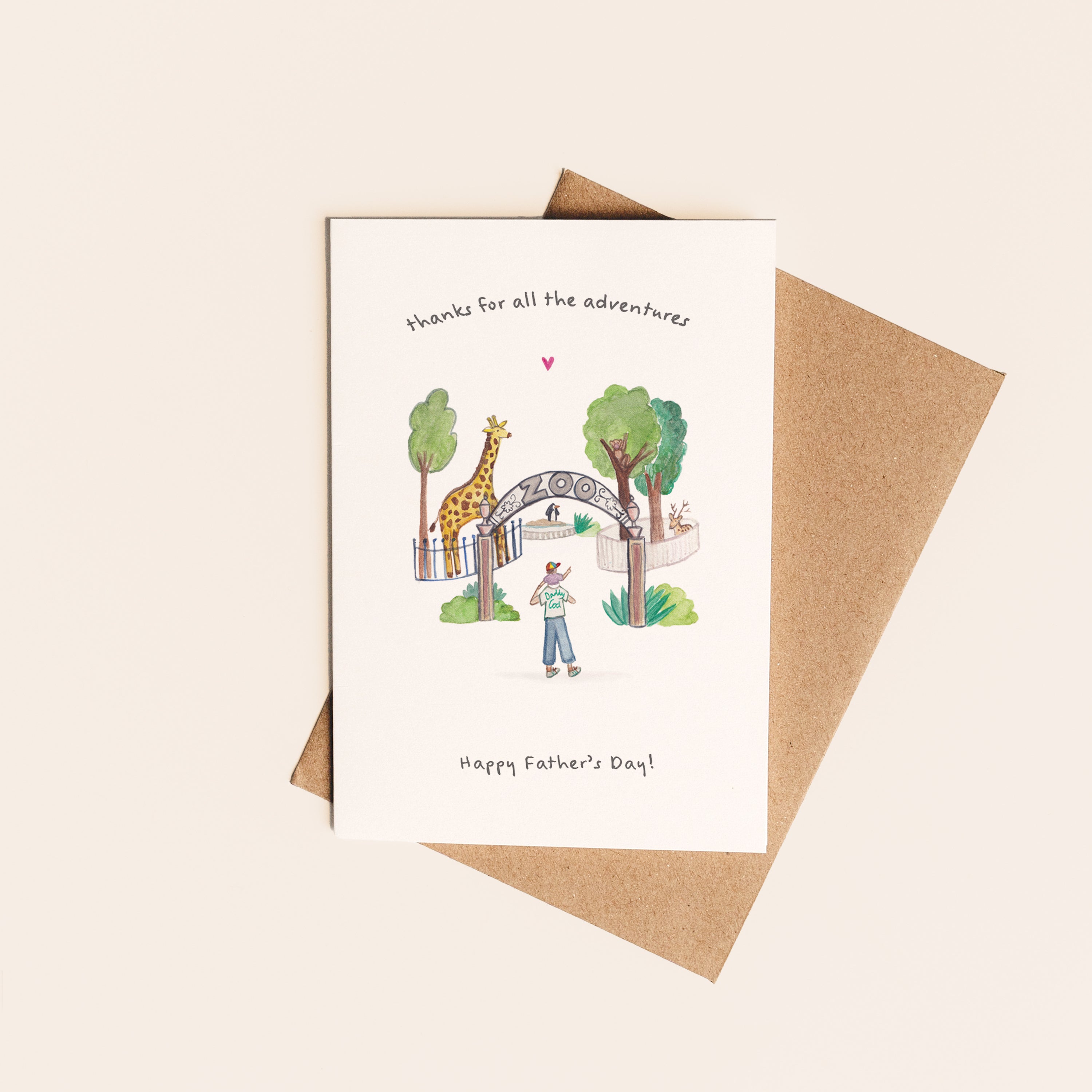 Zoo Father's Day Card