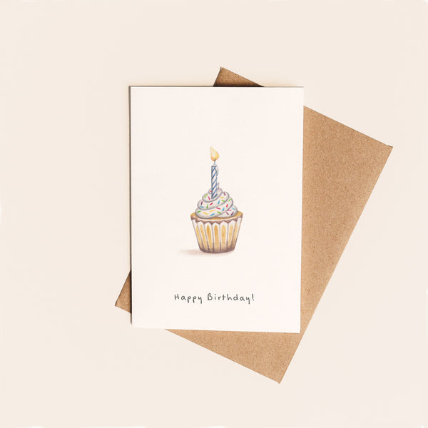 Cupcake Birthday Card