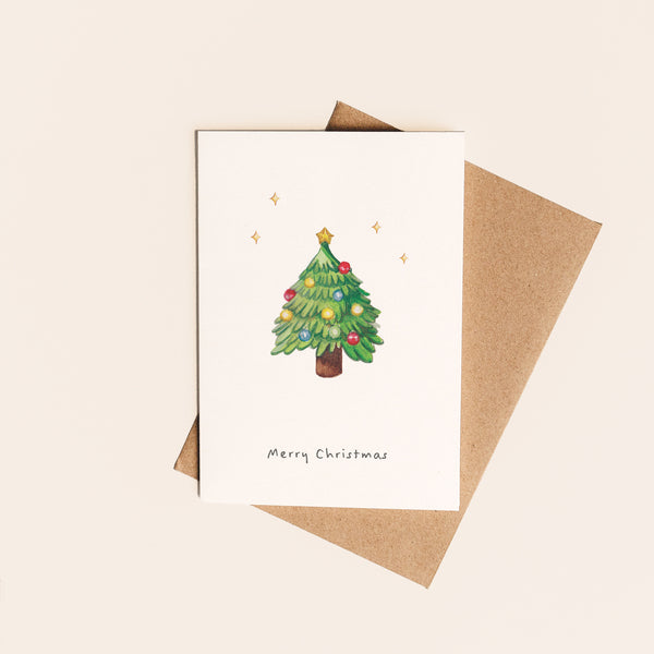 Merry Christmas Tree Card
